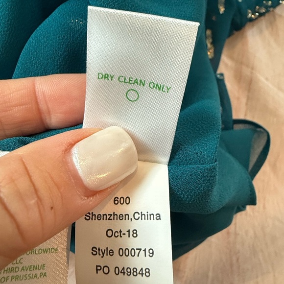 Lilly Pulitzer Fish Clip Chiffon Silk Matilda Top Casual Shirt Blouse Size XXS - Picture 7 of 10